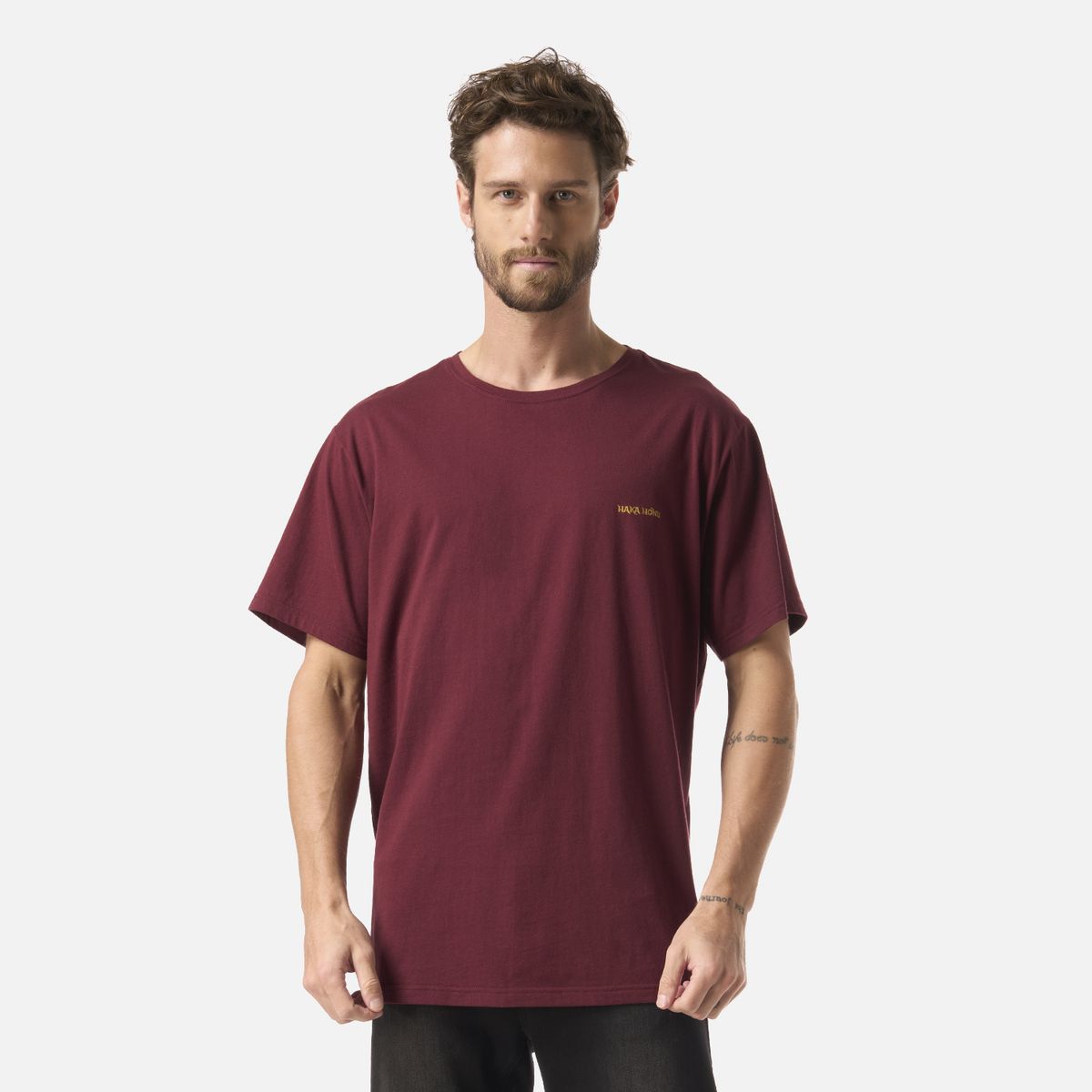 HAKA HONU - Polera Hombre Polo Burdeo Haka Honu