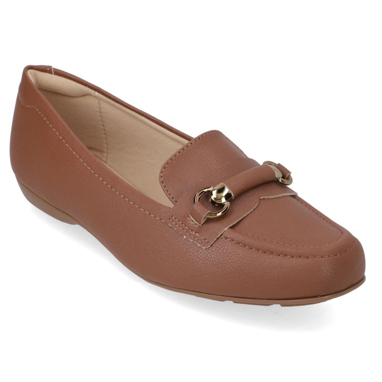 Zapato Plano Mujer Café