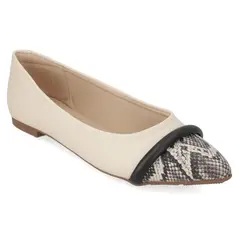 MODARE - Zapato Plano Mujer Blanco