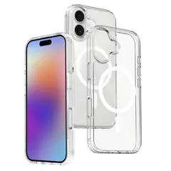 GENERICO - Carcasa para iPhone 17 MagSafe Transparente Reforzada