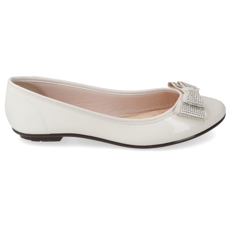 Zapato Plano Mujer Blanco
