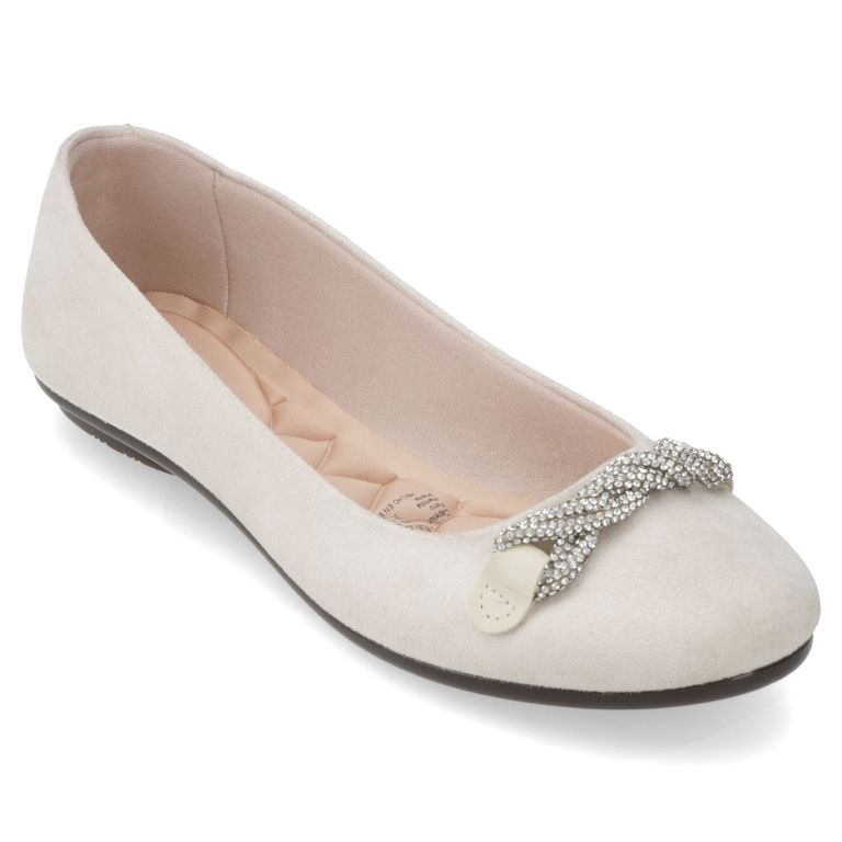 Zapato Plano Mujer Blanco