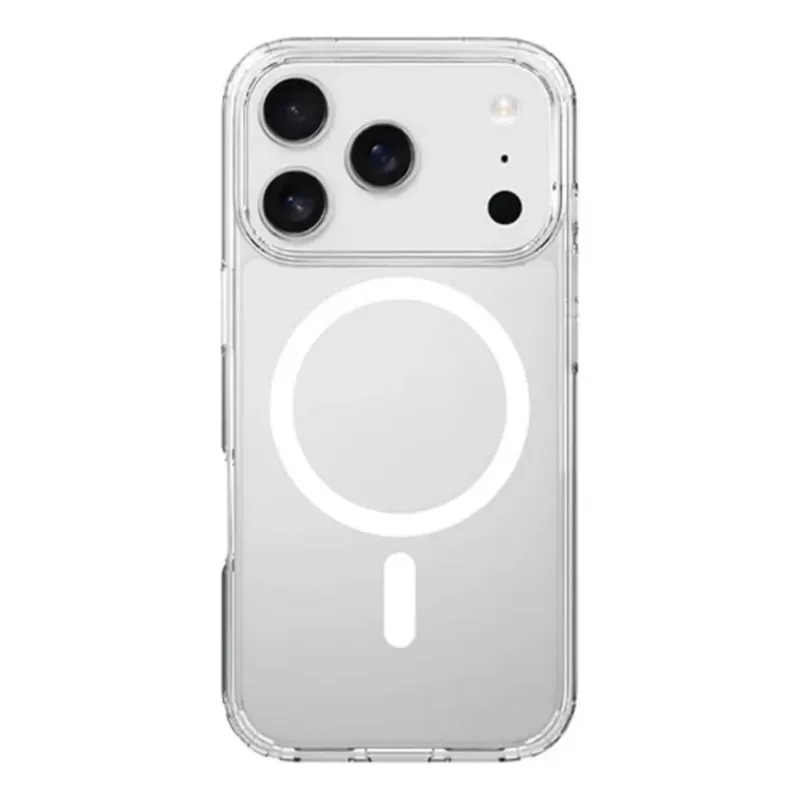 GENERICO - Carcasa para iPhone 17 Pro MagSafe Transparente Reforzada