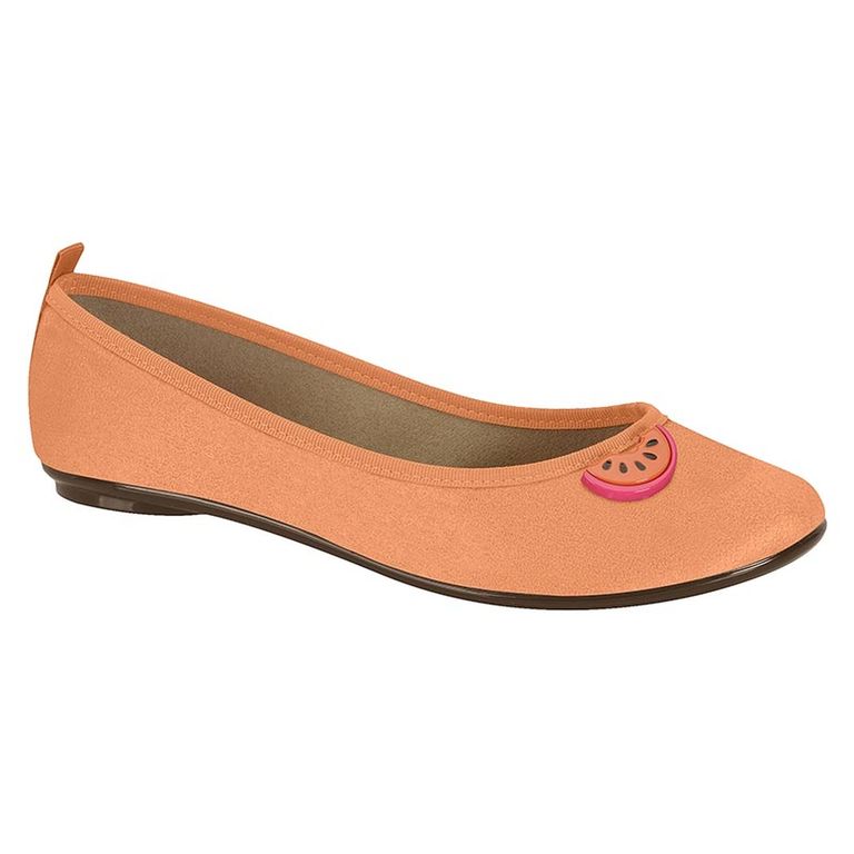 Zapato Plano Mujer Rojo