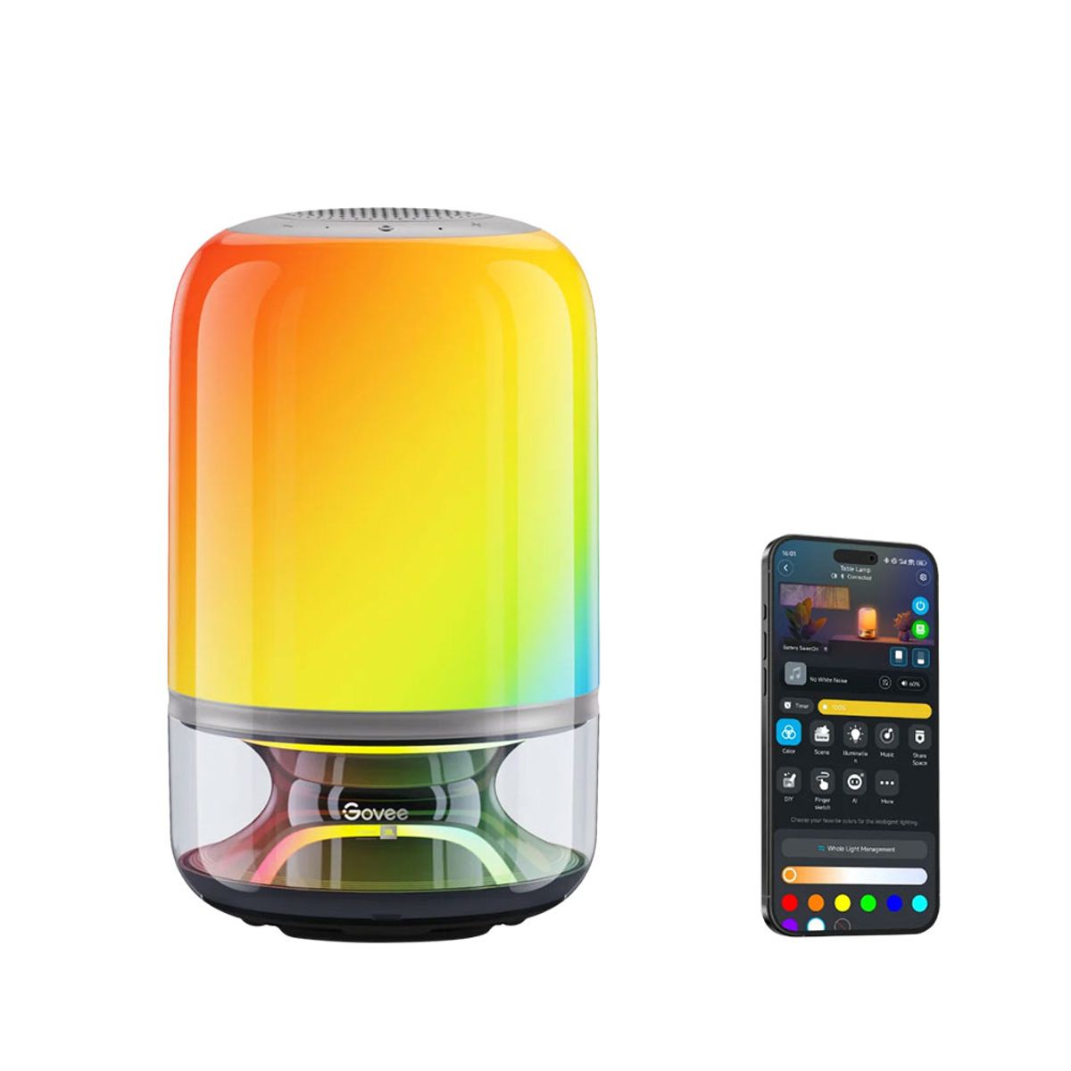 GOVEE - Lámpara de Mesa Govee 2 Pro con Parlante JBL