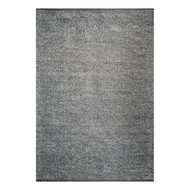 BAZHARS - Alfombra 160X230 cm 100% PET Reciclado AM  Carvin Grey Bazhars