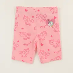 DISNEY - Calza Niña Rosado Full Print Unicornio