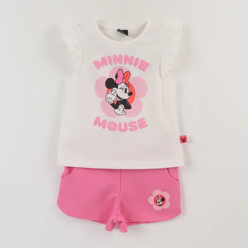DISNEY - Conjunto Niña Rosado Minnie Mouse Cheeck Disney