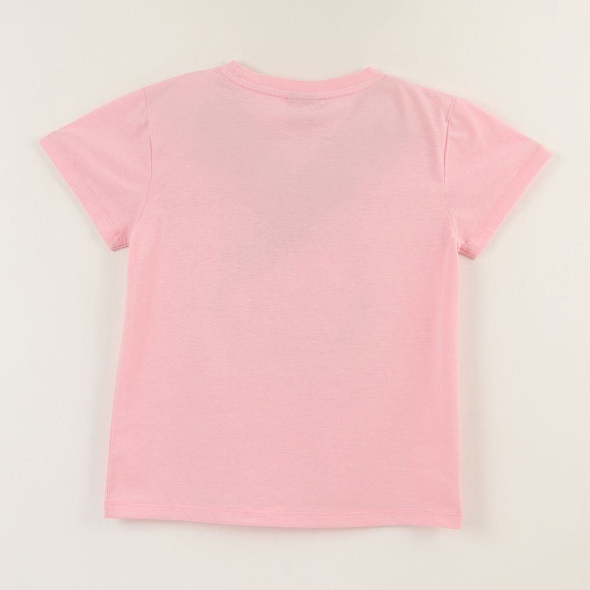 HELLO KITTY - Polera Manga Corta Niña Rosado Face Hello Kitty