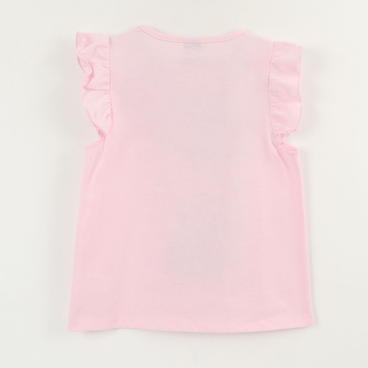 DISNEY - Polera Manga Corta Niña Rosado Minnie Risa Disney