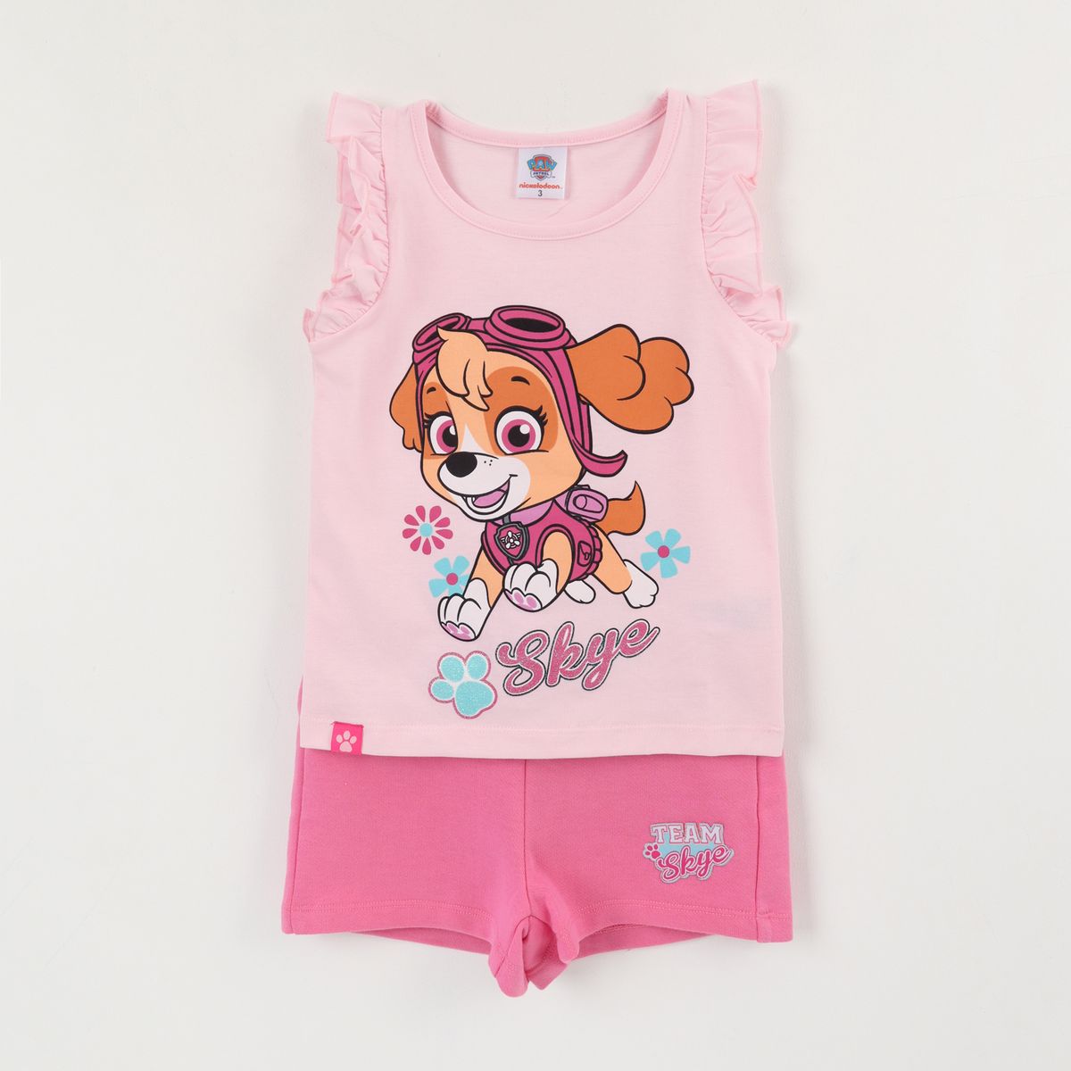 PAW PATROL - Conjunto Niña Rosado Skye Jumping Paw Patrol