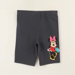 DISNEY - Calza Niña Lineal Gris Oscuro Minnie