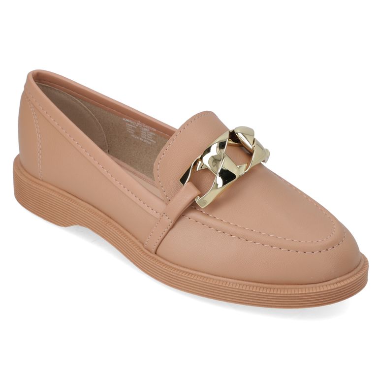 Zapato Plano Mujer Beige