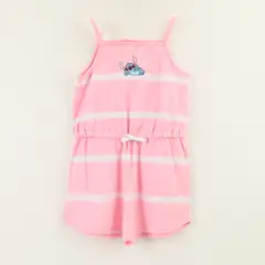 DISNEY - Enterito Niña Rosado Rayas Tie Dye Lilo & Stitch