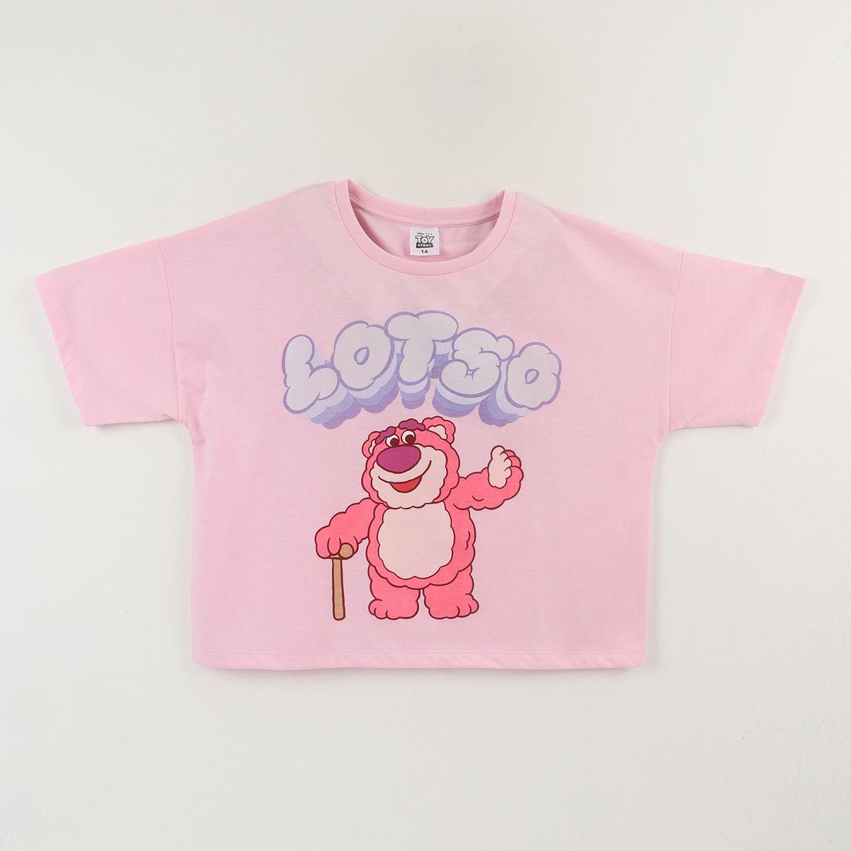 DISNEY - Polera Manga Corta Niña Rosado Lotso Toy Story Disney
