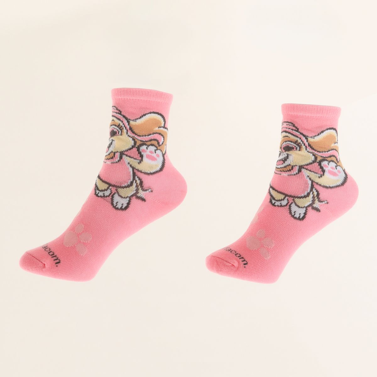PAW PATROL - Tripack Calcetines Niña Rosado Full Print Skye Paw Patrol