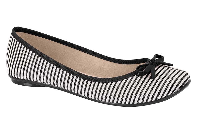 Zapato Plano Mujer Negro