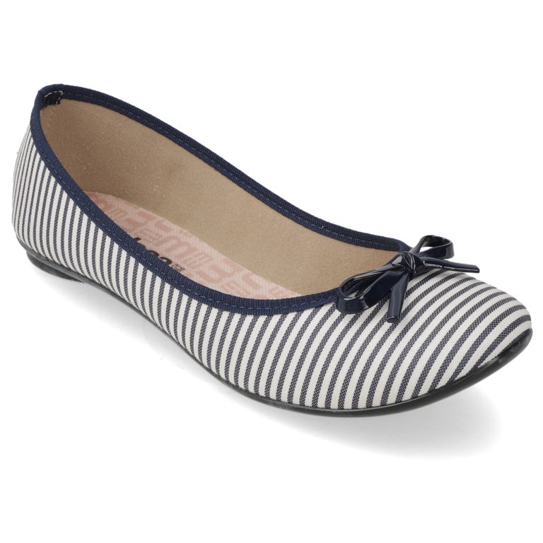 Zapato Plano Mujer Azul