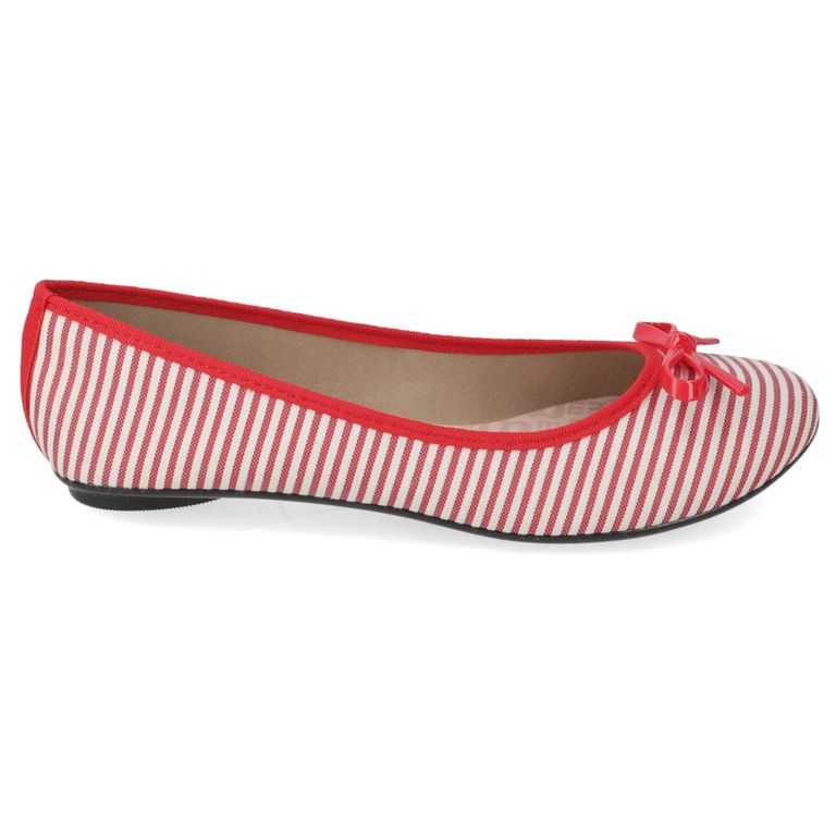 Zapato Plano Mujer Rojo