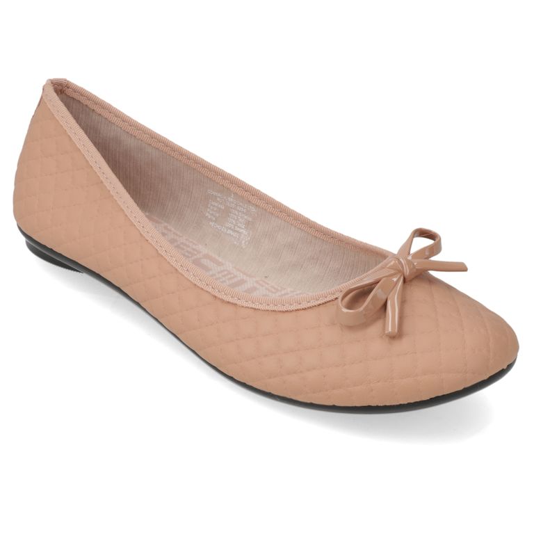 Zapato Plano Mujer Beige