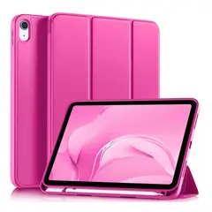 GENERICO - Carcasa Smart Cover Ranura Para iPad Air 11 M2 2024 Fucsia