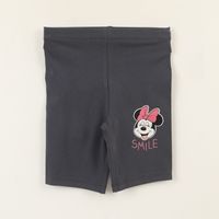 Calza Niña Biker Gris Minnie Smile