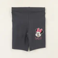 DISNEY - Calza Niña Biker Gris Minnie Smile
