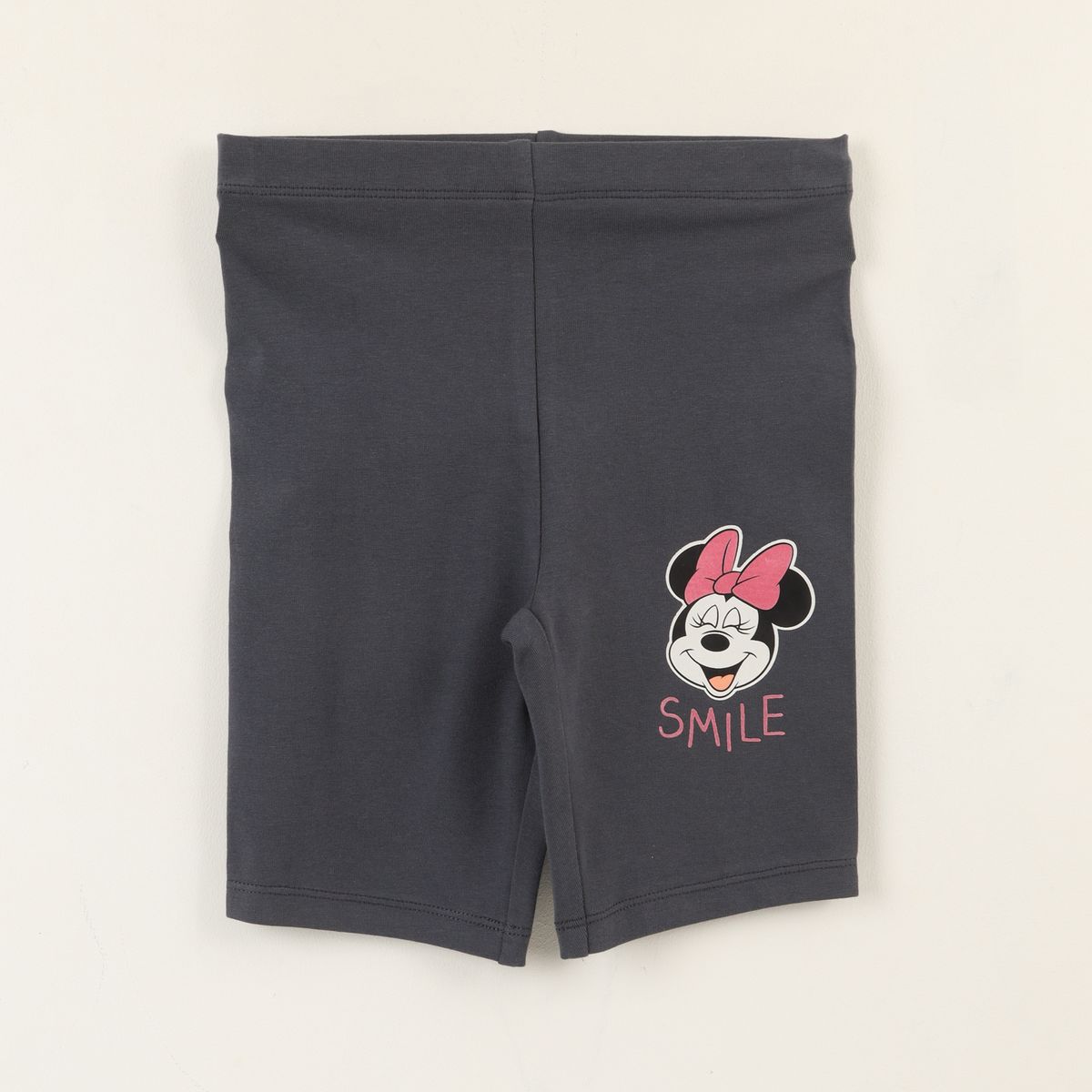 DISNEY - Calza Niña Biker Gris Minnie Smile Disney