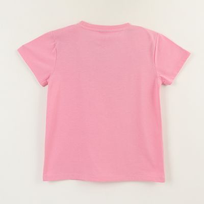 Imagen 2 del producto Polera Manga Corta Niña Rosado Logo