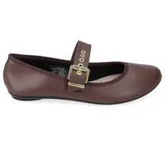 MOLECA - Zapato Plano Mujer Café