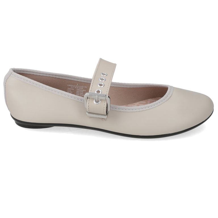 Zapato Plano Mujer Gris