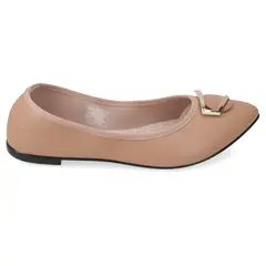 MOLECA - Zapato Plano Mujer Beige