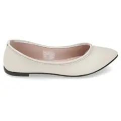 MOLECA - Zapato Plano Mujer Blanco