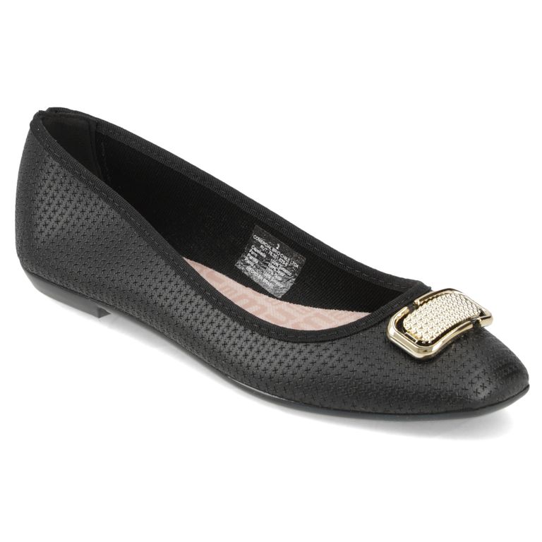 Zapato Plano Mujer Negro