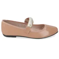 MOLECA - Zapato Plano Mujer Beige