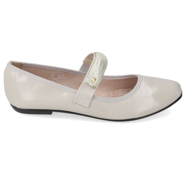 Zapato Plano Mujer Gris