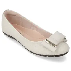 MOLECA - Zapato Plano Mujer Blanco