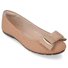 MOLECA - Zapato Plano Mujer Beige