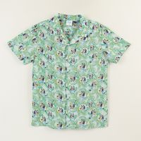 Guayabera Niño Celeste Full Print