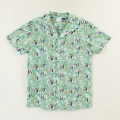 BLUEY - Guayabera Niño Celeste Full Print