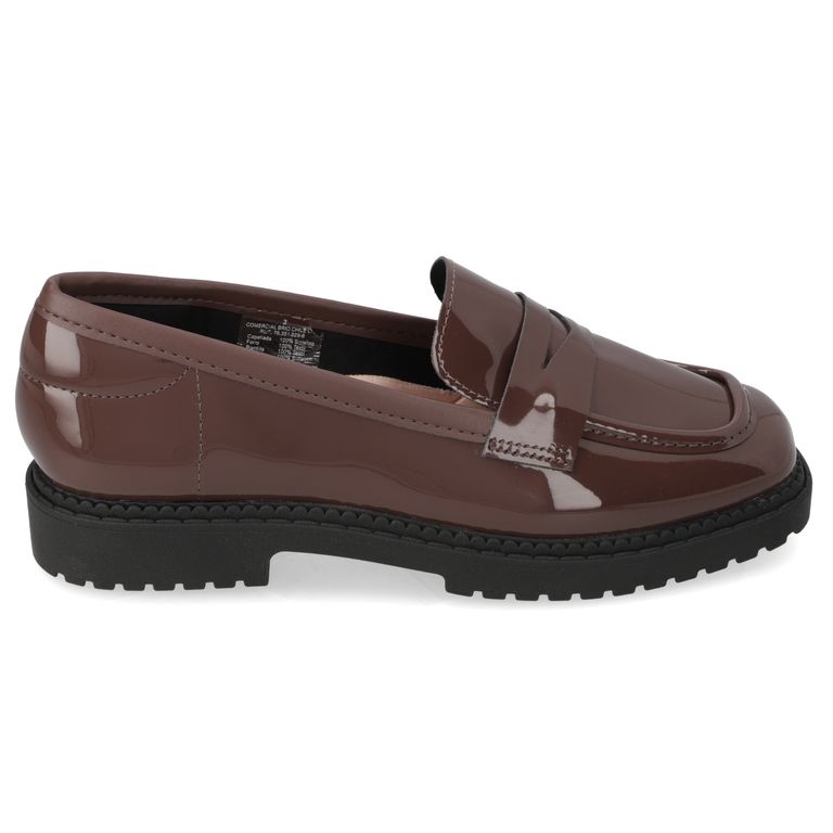 Mocasines Charol Chocolate