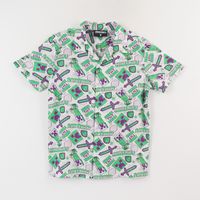 Guayabera Niño Verde Full Print Survival
