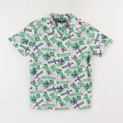 MINECRAFT - Camisa Niño Verde Full Print Survival