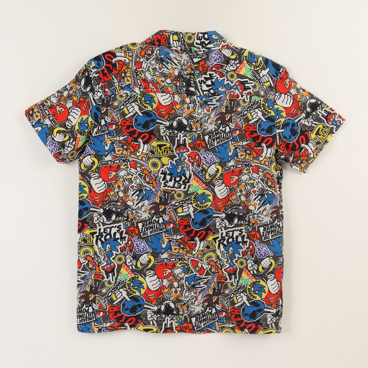 SONIC - Guayabera Niño Azul Full Print Lets Roll Sonic