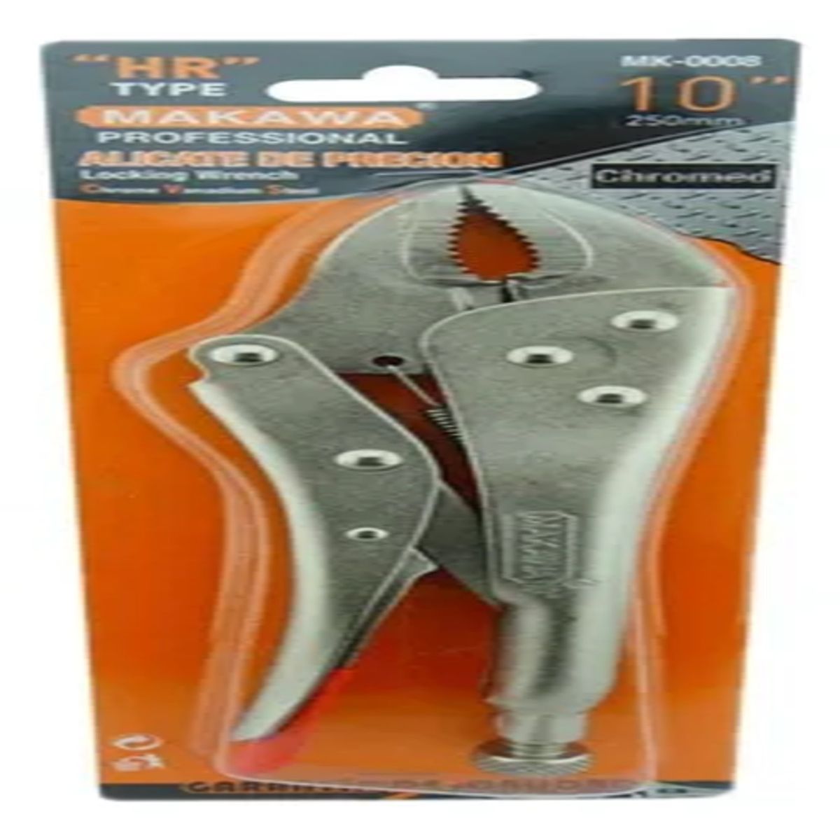 MAKAWA - Alicate Caiman De Presion Boca Curva 10 Pulgadas Mk-0008