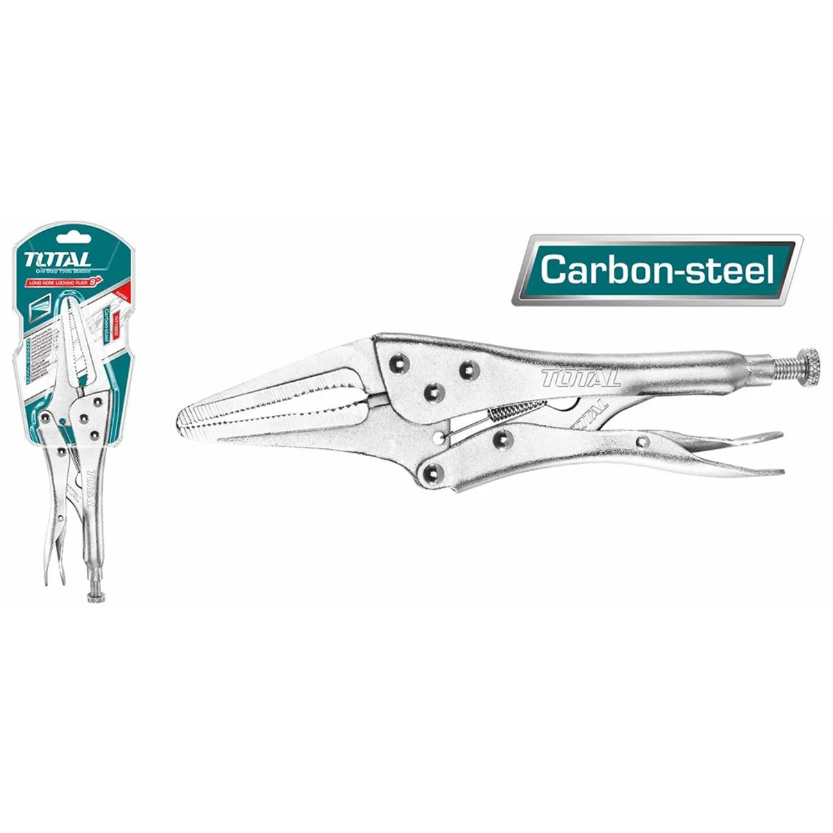 TOTAL TOOLS - Alicate Caimán Punta Larga 9 Pulgadas Total Tht19902