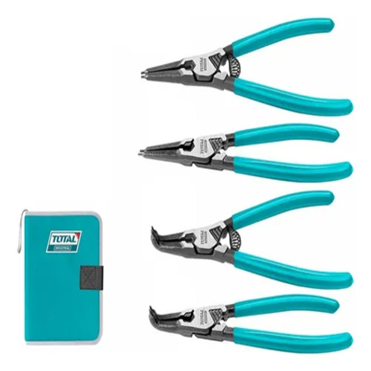 TOTAL TOOLS - Kit Juego De Alicates Sacaseguros 7 Pulg Total Thtj214042