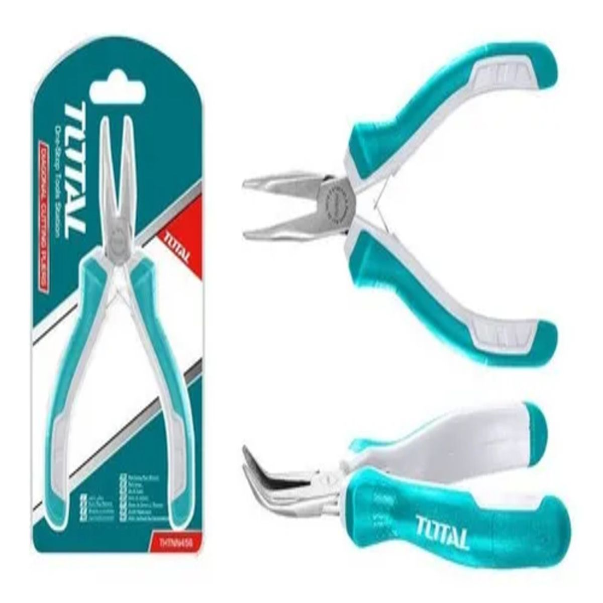 TOTAL TOOLS - Mini Alicate Punta Curva 45 Pulgadas