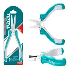 TOTAL TOOLS - Mini Alicate Punta Plana 45 Pulgadas