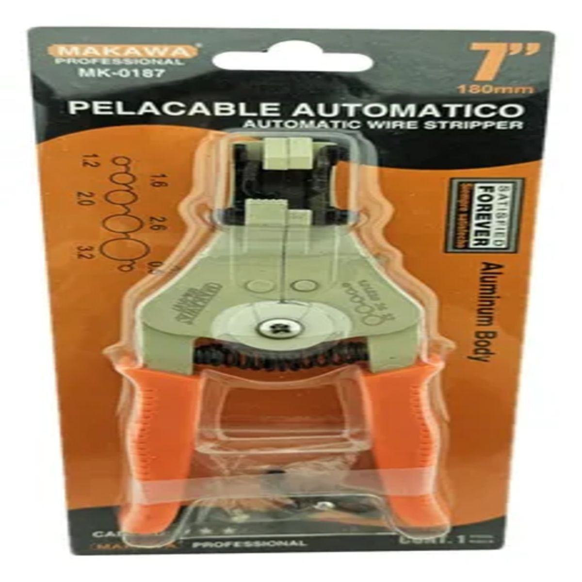 MAKAWA - Alicate Pelacable Automatico 7 Pulgadas Makawa